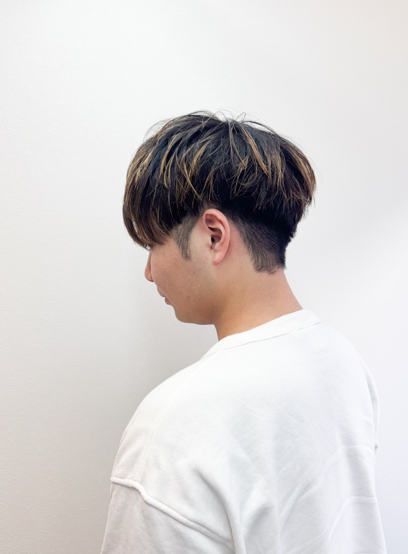 ハイライトショートヘア