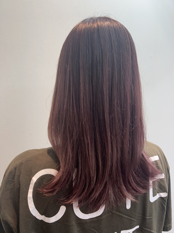 ピンクブラウンカラー